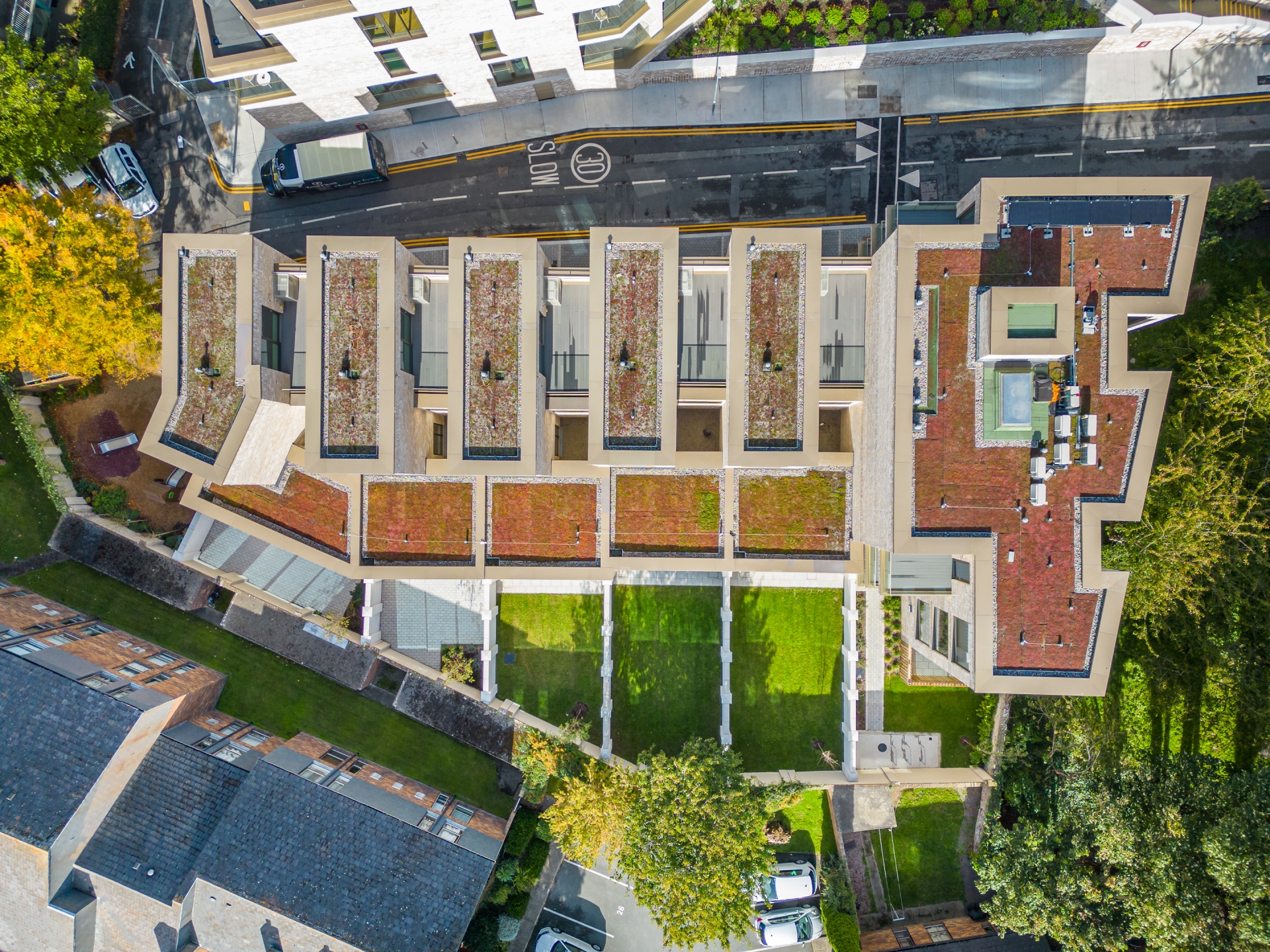 Biodiverse Green Roof Sustainable Design